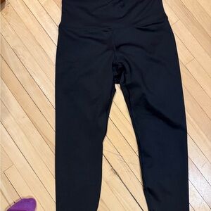 Black Leggings Rose Buddha